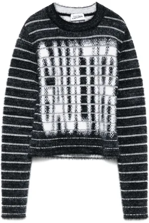 Jean Paul Gaultier Intarsia-logo sweater