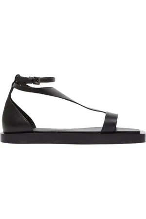 Max Mara Leather flat sandals
