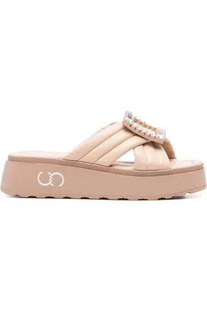 Casadei 40mm crystal-embellished sandals