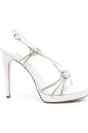 Casadei Metallic heeled sandals