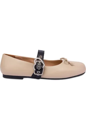 Moschino Leather ballerina shoes