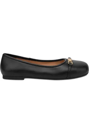 Moschino Heart-plaque ballerina shoes