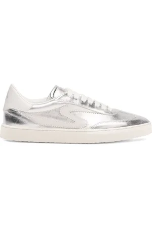 Stuart Weitzman Runaround leather low-top sneakers
