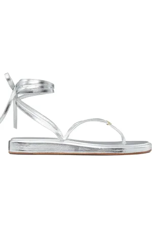 Tory Burch Capri metallic strappy sandals