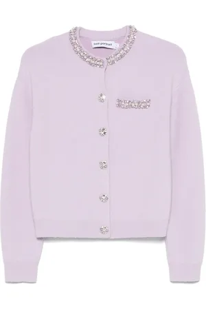 Self-Portrait Crystal-embellished cardigan