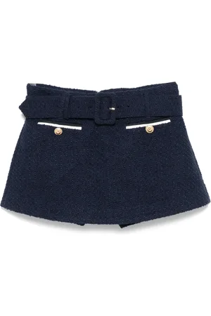 Self-Portrait Tweed skorts