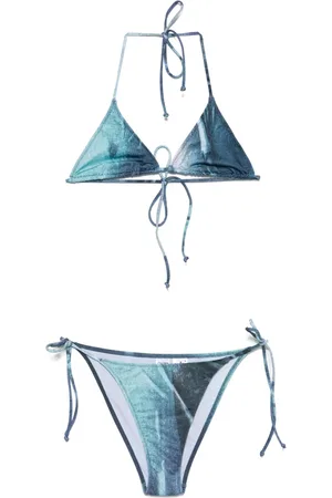 Jean Paul Gaultier Water printed bikini