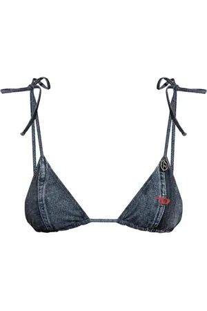 Diesel Tatiana denim triangle bikini top