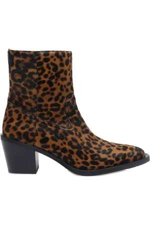 Stuart Weitzman 70mm leopard-print ankle boots