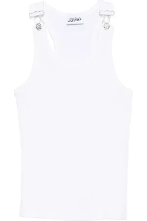 Jean Paul Gaultier Ribbed tank top