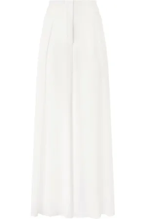 GENNY Pleated wide-leg trousers