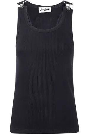 Jean Paul Gaultier Buckles logo-engraved button top