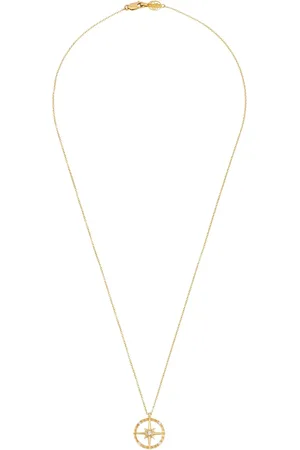 Dower and Hall 14kt yellow True North necklace