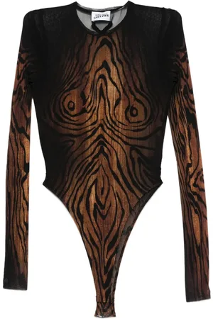Jean Paul Gaultier The Wood mesh bodysuit
