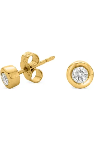 Dower and Hall 18kt yellow Cascade diamond earrings
