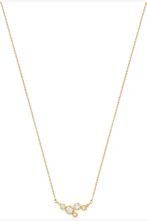 Dower and Hall 14kt yellow Stargazer diamond necklace