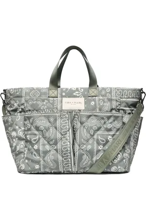 TIBA + MARL Bandana-print quilted changing bag
