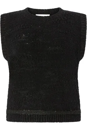 GENNY Sequin-embellished vest
