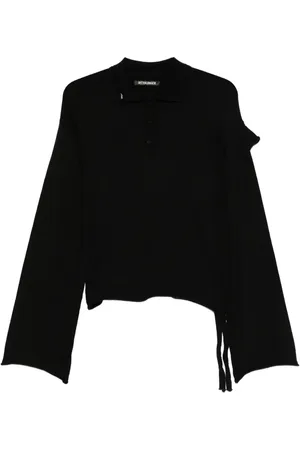 OTTOLINGER Button-fastening asymmetric knitwear