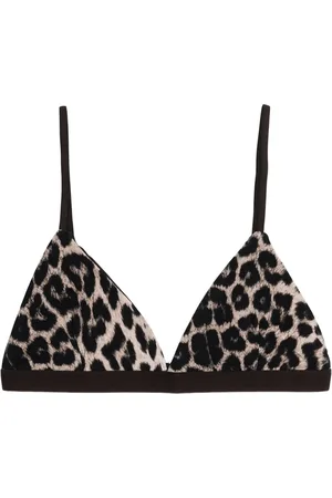 Baserange Leopard-print triangle bra