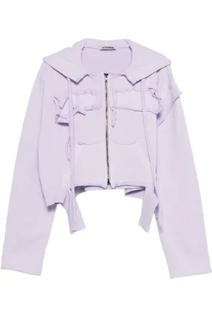 OTTOLINGER Distressed zip-up hoodie
