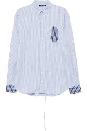 OTTOLINGER Striped patch-pocket shirt