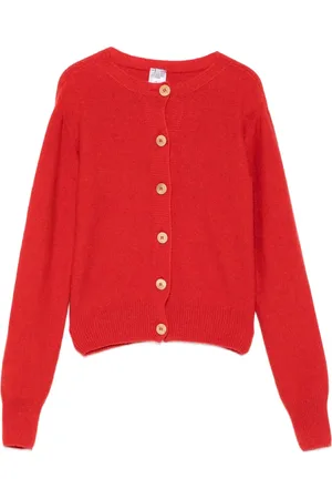 Baserange Button-front cashmere cardigan