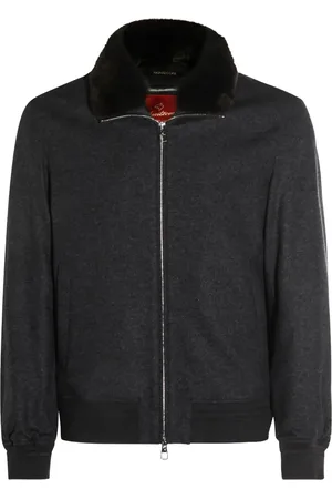 MONTECORE Faux-fur-trim zip-front jacket
