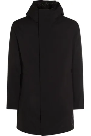 MONTECORE Hooded concealed-zip coat