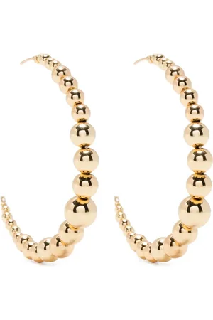 Kenneth Jay Lane Polished large hoops