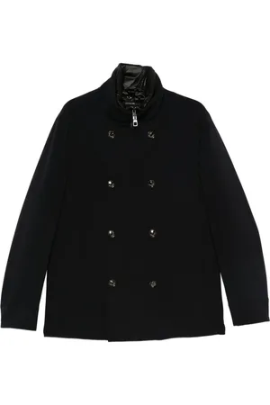 MONTECORE Double-breasted zip-front jacket