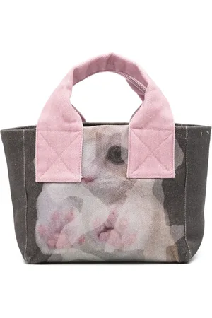 OTTOLINGER Cat-print tote bag