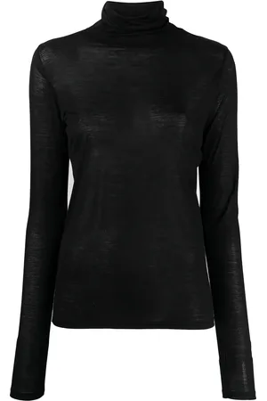 Baserange Rollneck long-sleeve bamboo T-shirt