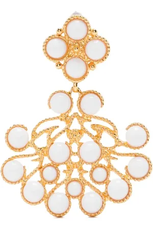 Kenneth Jay Lane Beaded-embellished earrings