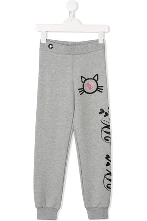 Philipp Plein Crystal Cat track pants