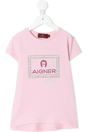 Aigner Rhinestone-embellished logo T-shirt