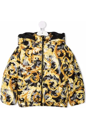 VERSACE Päällystakit - Baroccoflage-print puffer jacket