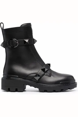 VALENTINO GARAVANI Roman Stud 40mm biker boots
