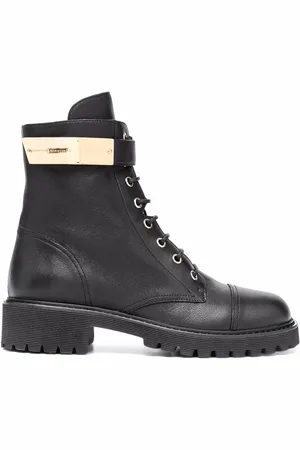 Giuseppe Zanotti Lace-up leather combat boots