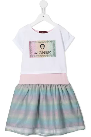 Aigner Logo-print cotton dress set