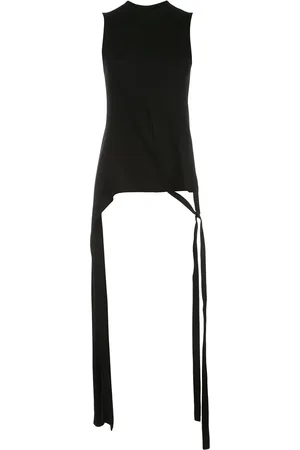 ROSETTA GETTY Sleeveless split apron T-shirt