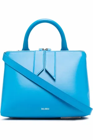 The Attico Monday triangle leather tote bag
