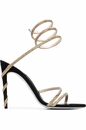 RENE CAOVILLA Margot 120mm jewelled snake sandals