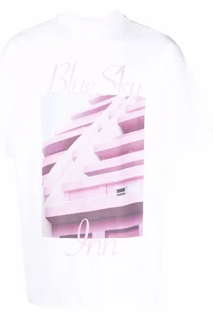 BLUE SKY INN Logo-print short-sleeved T-shirt