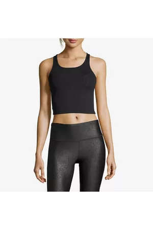 Casall Crop Rib Racerback, Black