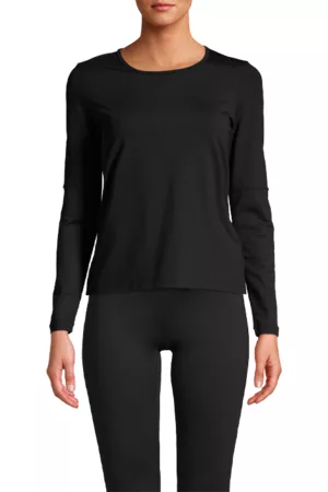 Casall Essential Long Sleeve with Mesh Insert, Black