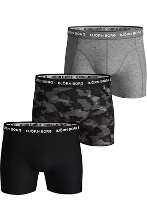Björn Borg 3-Pack BB Shadeline Sammy Shorts, Black Beauty
