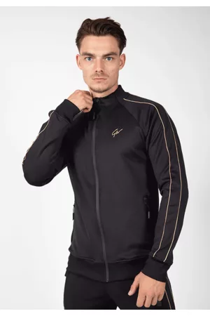 Gorilla Wear Wenden Track Jacket, Black/Gold