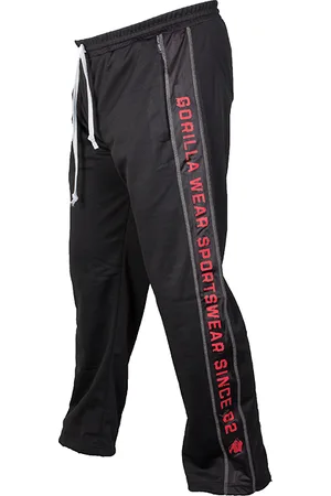 Gorilla Wear Functional Mesh Pants, Black/Red