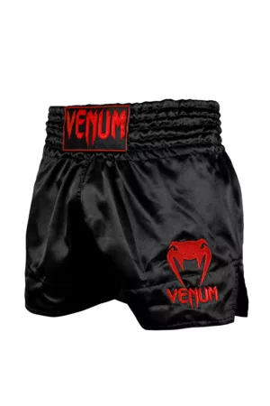 Venum "Classic-Muay Thai -Shortsit, Musta/Punainen"